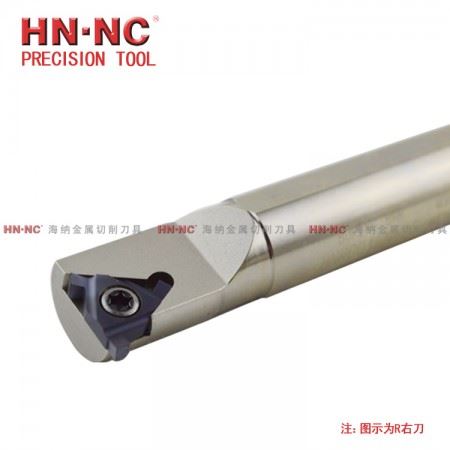 海纳HNR0010K-11高速钢抗震内孔浅槽退刀槽卡簧槽数控车刀杆